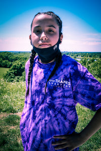 Purple Tie-Dye Miigwetch Youth T-Shirt