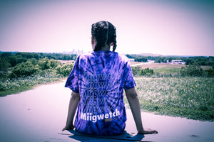 Purple Tie-Dye Miigwetch Youth T-Shirt