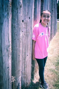 Pink Tribal Champ Chippewa Youth T-Shirt