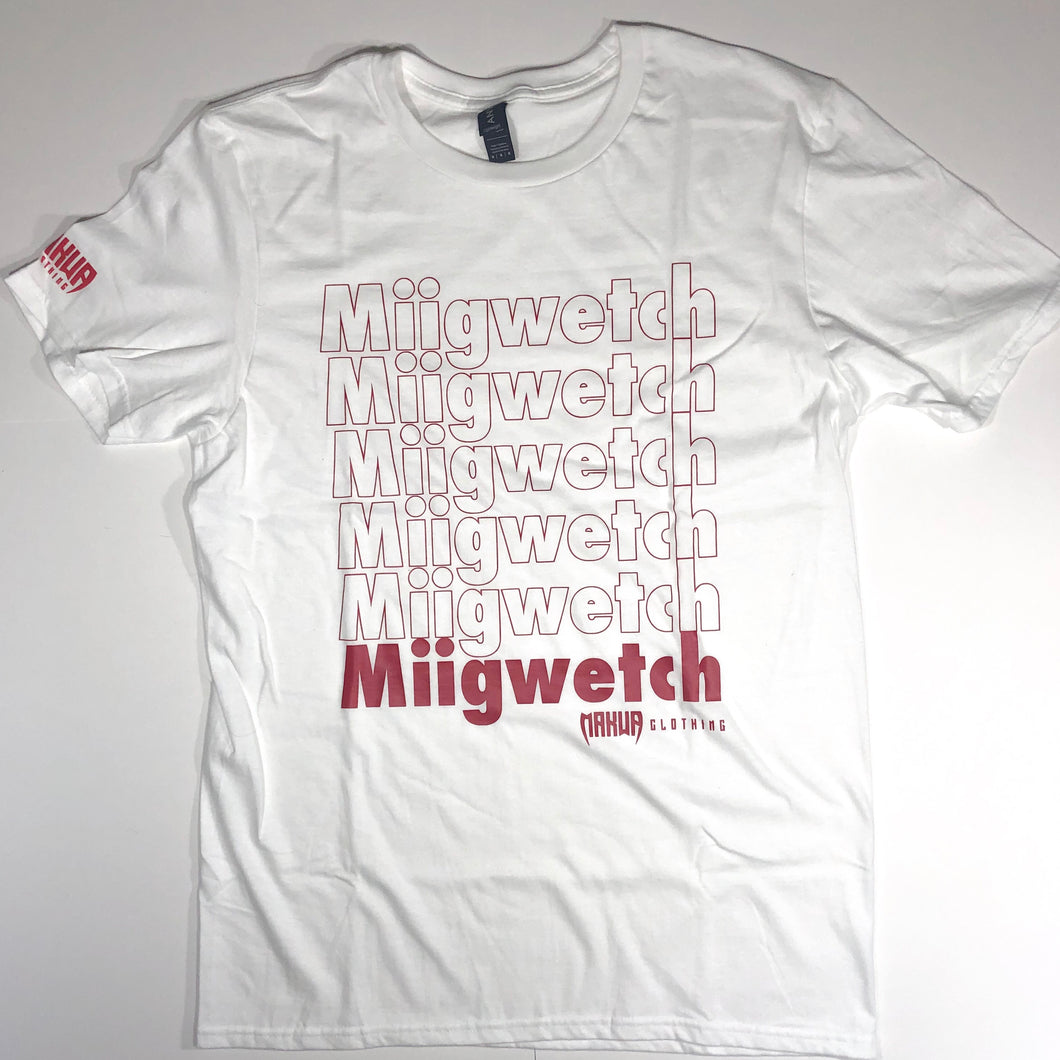 Miigwetch Red Short Sleeve