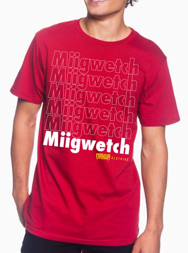 **NEW** Miigwetch Cardinal Short Sleeve